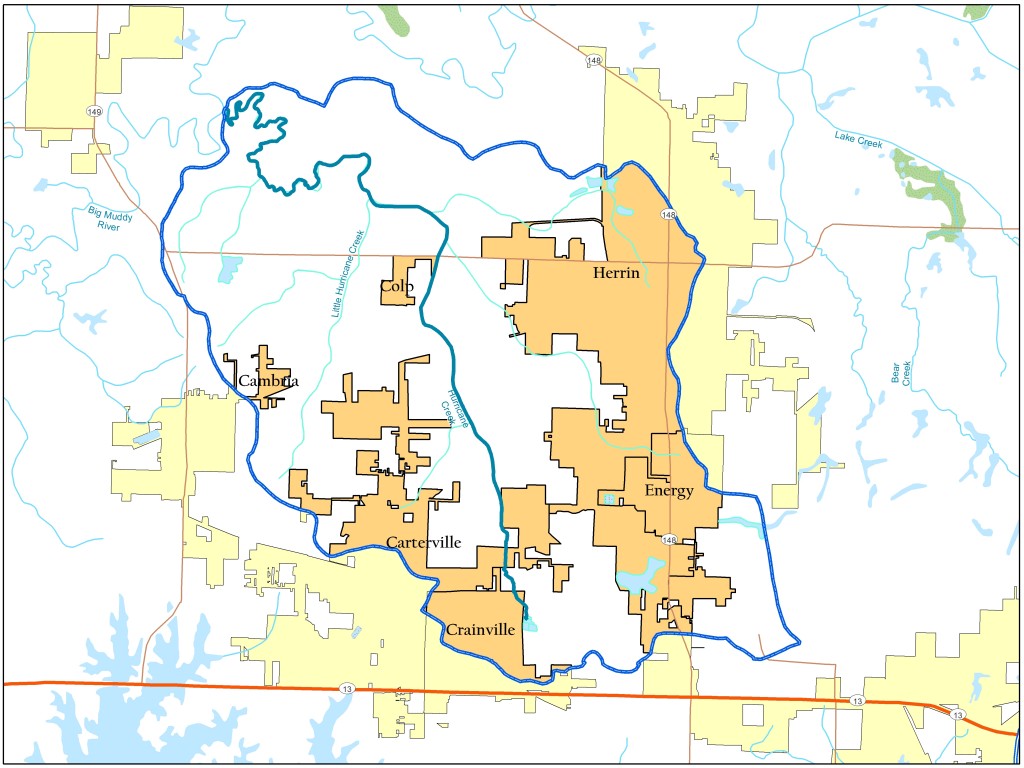 HC Watershed Map